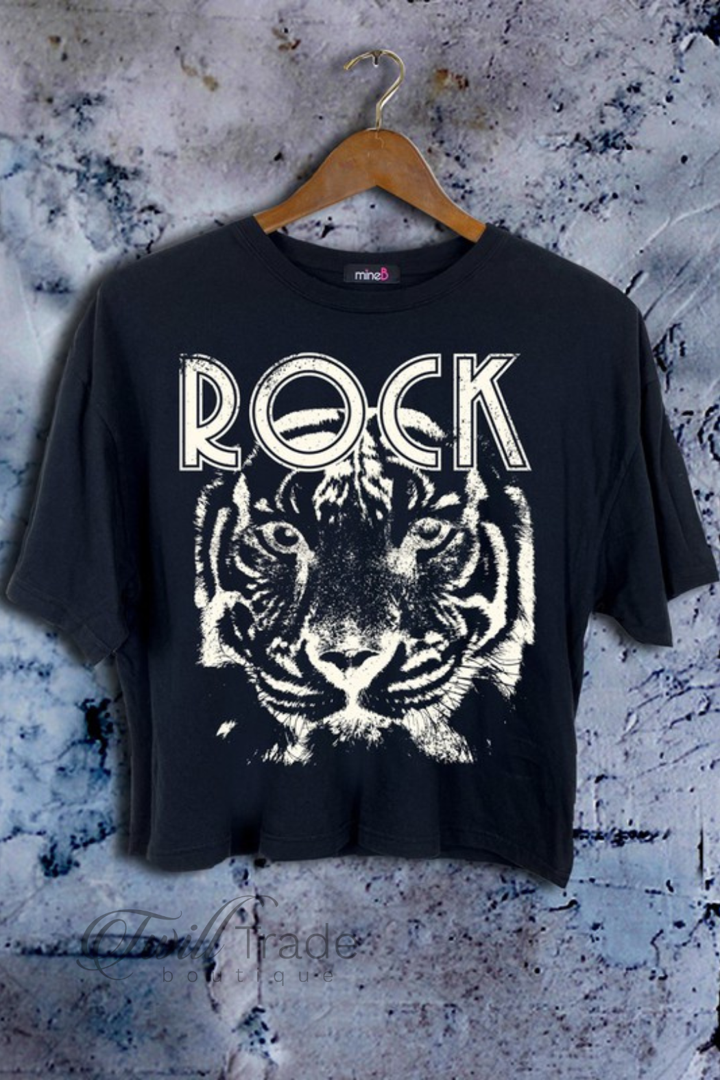 Rock Tiger Crop Top
