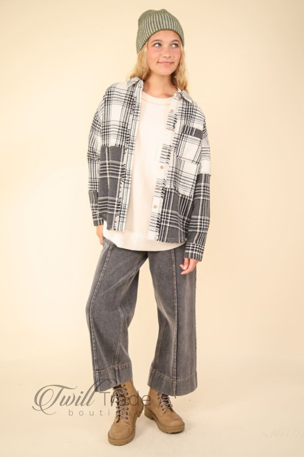 Plaid Oversized Shacket