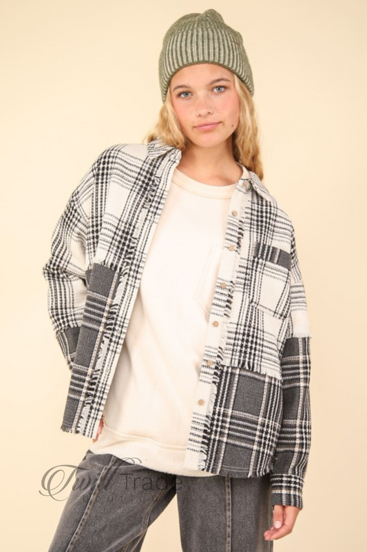 Plaid Oversized Shacket