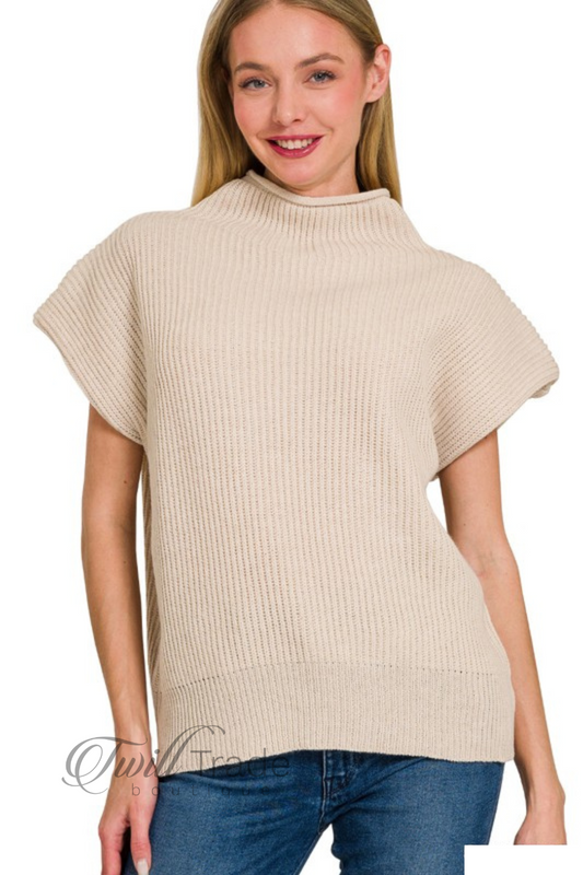 Power Shoulder Sweater